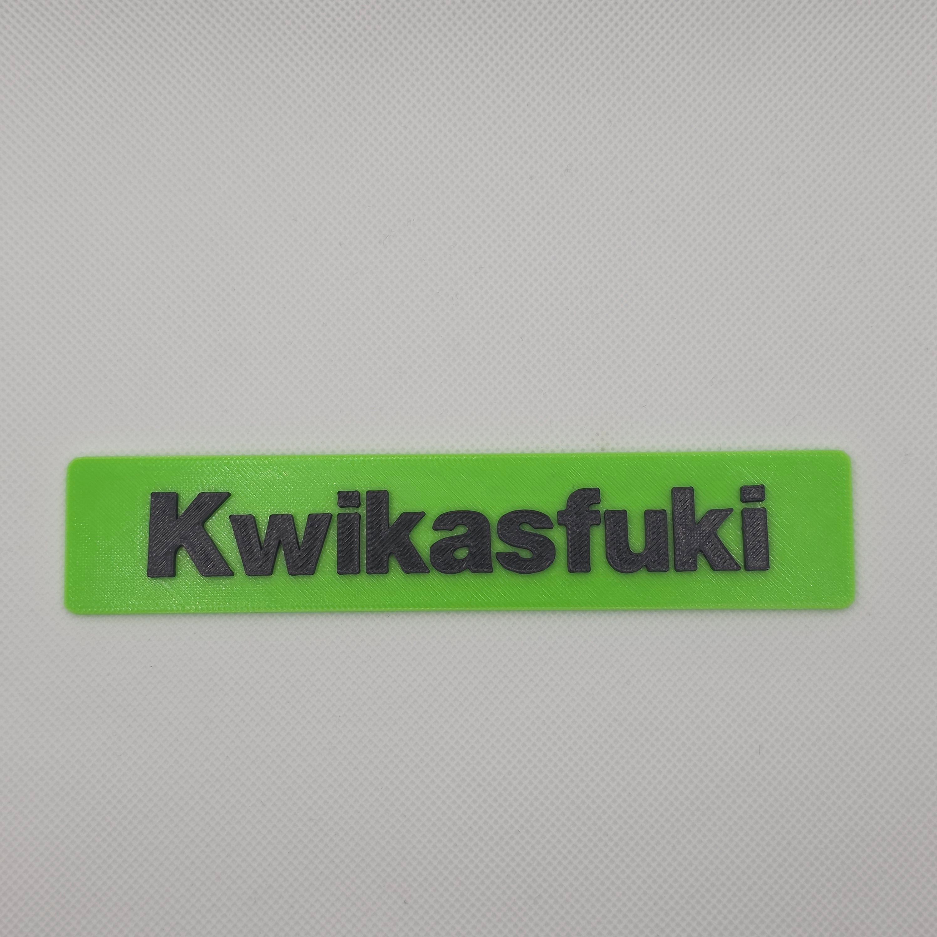 Kwickasfuki novelty toolbox badge