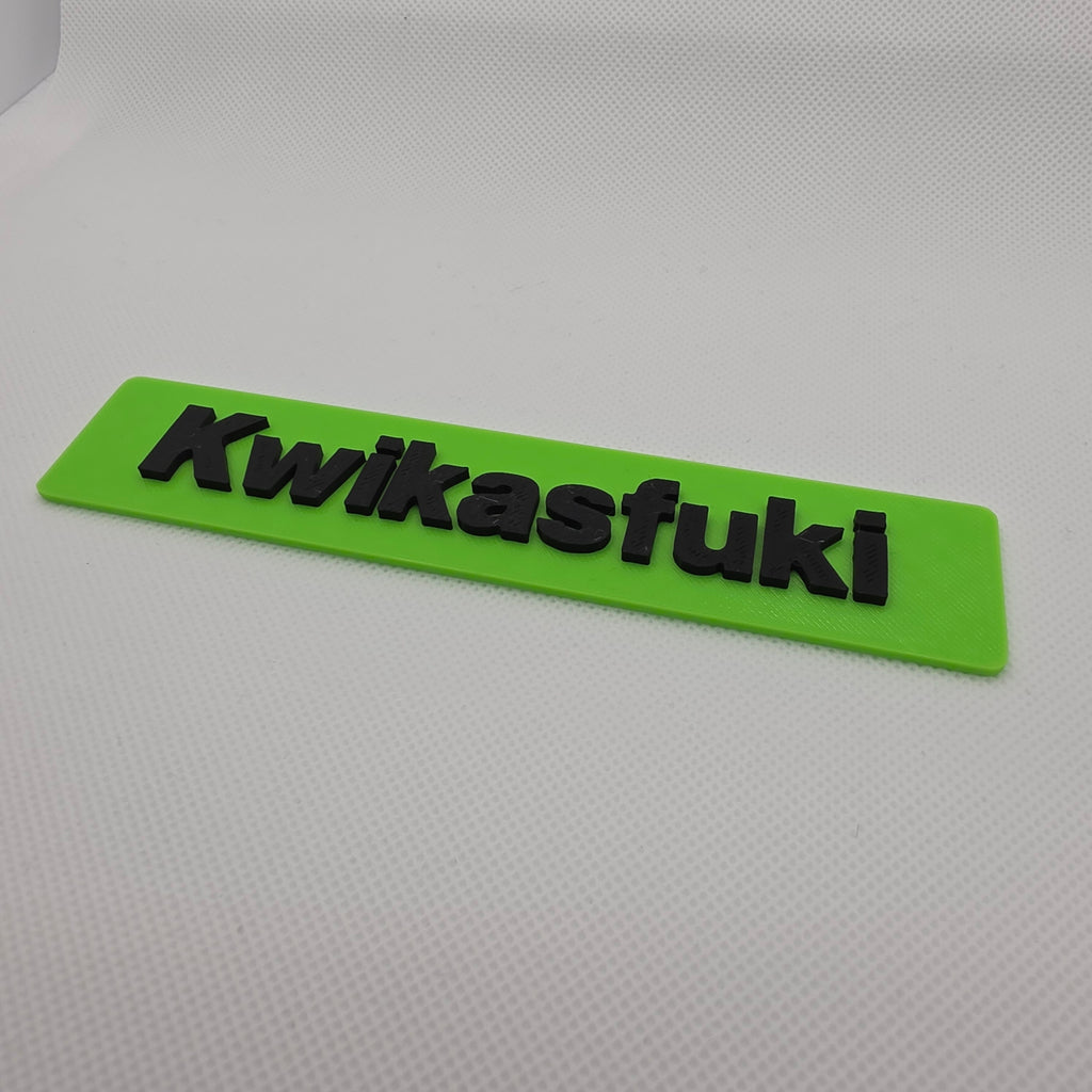 Kwickasfuki novelty toolbox badge
